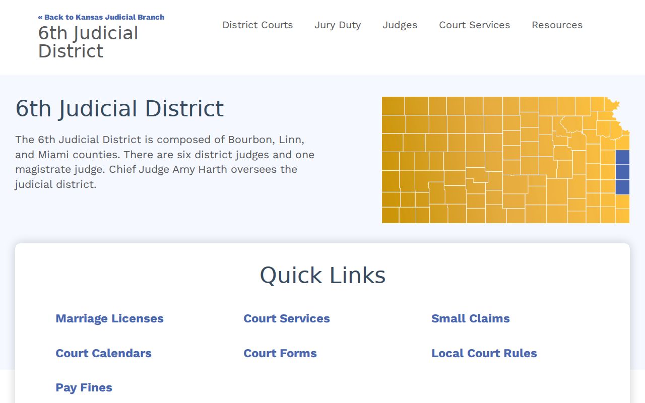 Kansas district court records access guidance for Kearny County